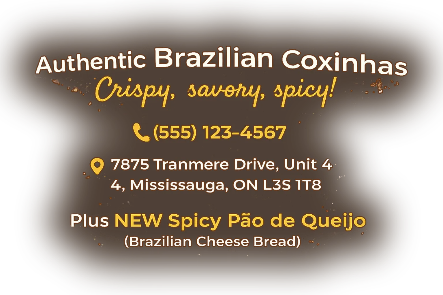 Authentic Brazilian Coxinhas. Crispy, savory, spicy! Plus NEW Spicy Pão de Queijo. Contact information.